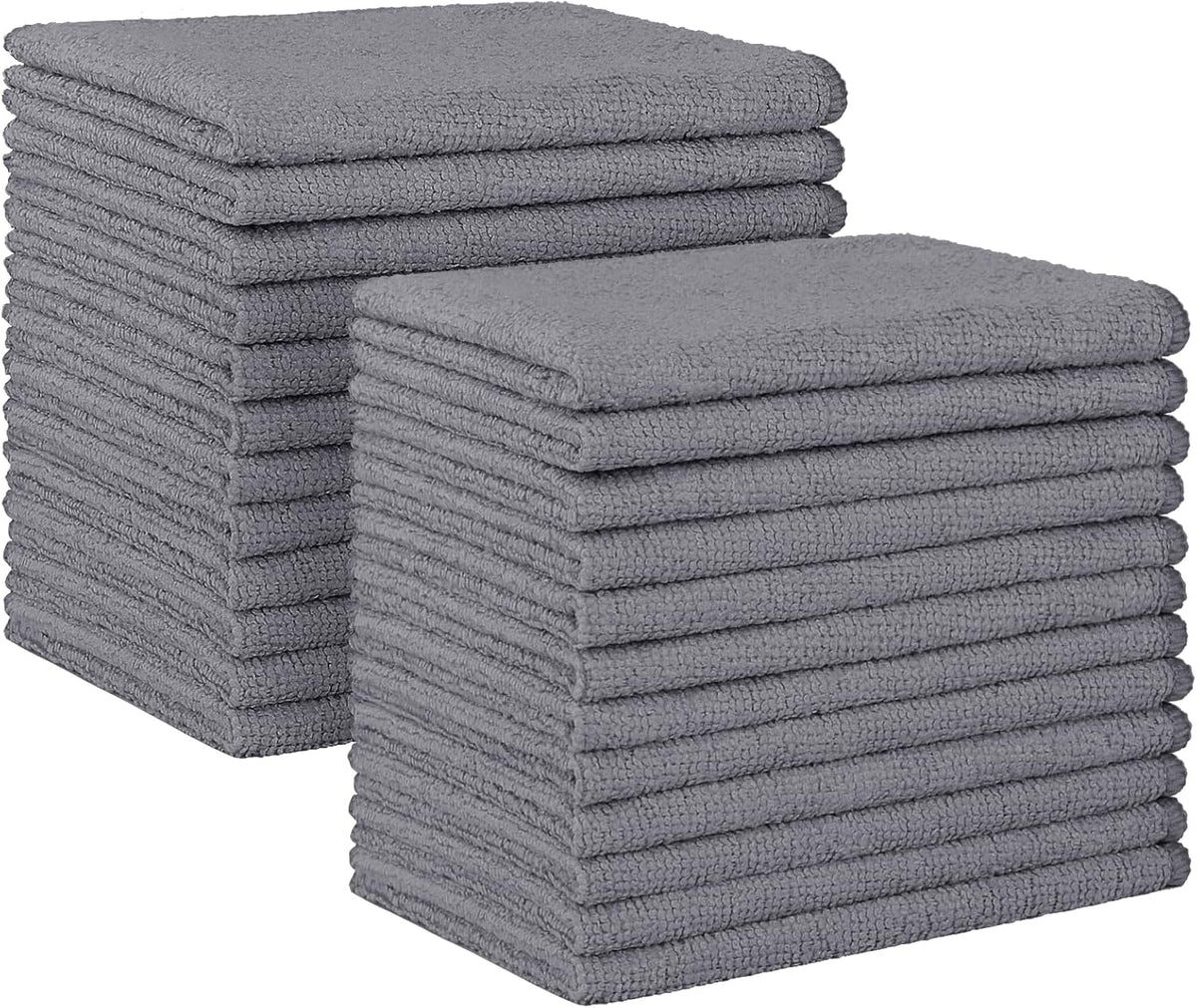 HOMEXCEL Professional Large Microfiber Car Drying Towels 2 Pack, Lint Free, Scratch Free, Highly Absorbent Drying Towel for Cars, SUVs, RVs, Trucks, and Boats,31" x 24",Grey