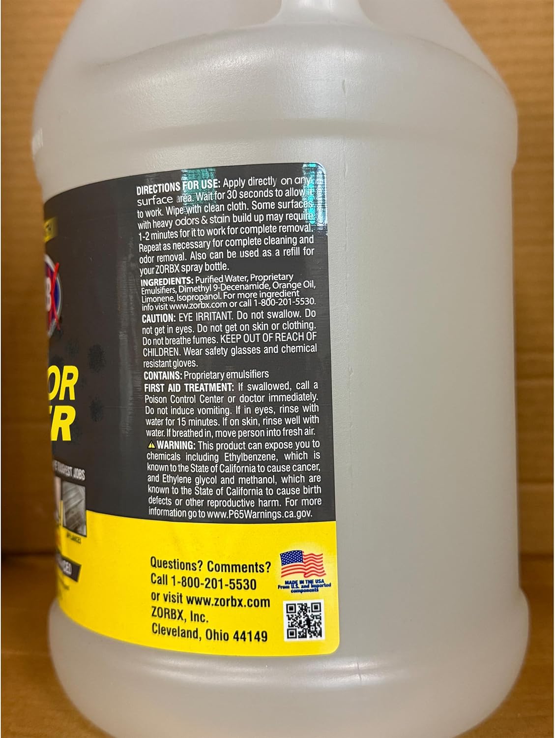 ZORBX Extra Strength Remover & Cleaner Spray 24 FL Oz – Scrub Free Formula - Bleach Free Stain & Smell Eliminator for Shower, Bathroom, Ceiling, Carpet, Cars, Walls & Wood