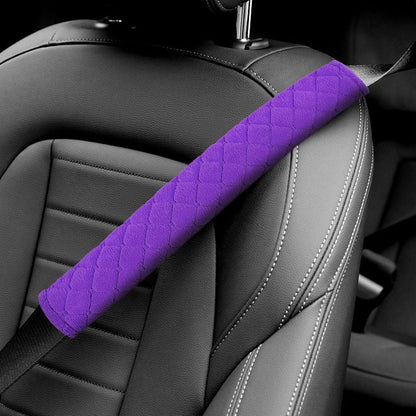 surpassme Car Seat Belt Pads Cover, 2 Pack Seat Belt Shoulder Strap Covers Protector to Release Stress to Your Neck and Shoulder for a Safety Driving (Pink)