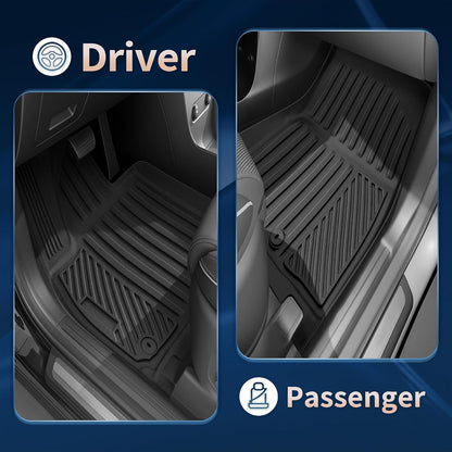 2026 Palisade Floor Mats Only Hybrid 7-Seat All Weather TPE Cargo Mat with Backrest Mat for Hyundai Palisade Accessories 2026 SEL/SEL Premium/Limited/Calligraphy