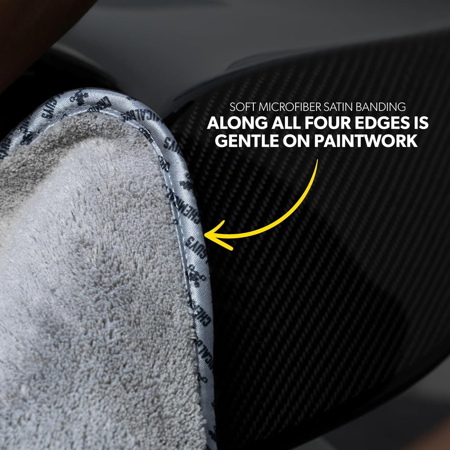 Chemical Guys Woolly Mammoth Large Microfiber Drying Towel - 36 x 25 Inch Gray, Ultra Plush Super Absorbent Car Drying Towel for Cars, Trucks, SUVs, Motorcycles, RVs, and Auto Detailing