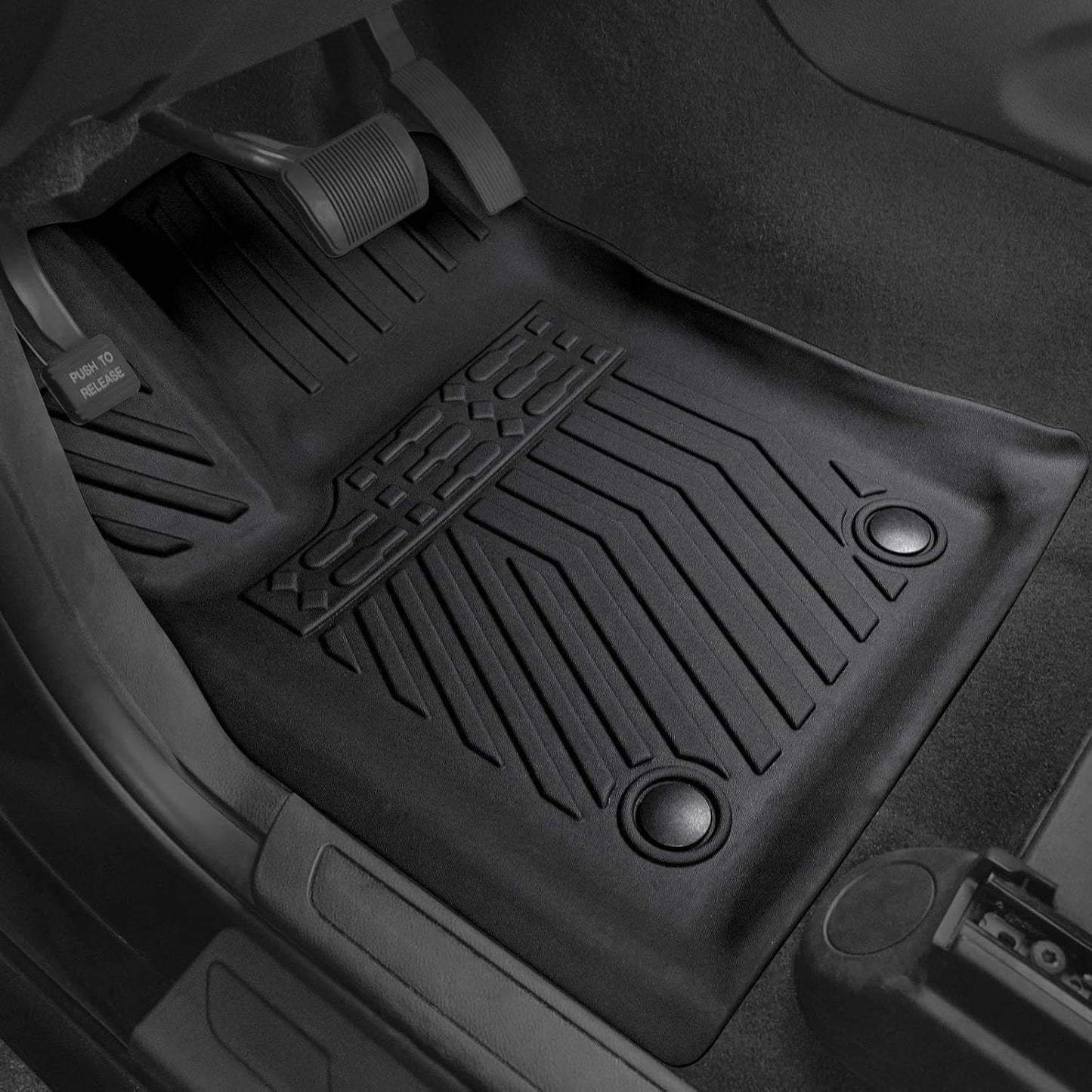 Floor Mats for Jeep Cherokee 2019-2023, All Weather Floor Mats Trunk Cargo Liner with Backrest Protectors and Door Sill Guards Accessories, Full Coverage Set