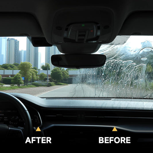Toretark Car Ceramic Glass Coating Spray,Automotive Windshield Rain Repellent Glass Polish Protect, Long-Lasting Quick Dry Coat (3.38 fl oz +Towel)