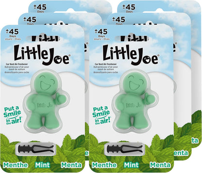 Little Joe 96401 New Car Scent Car Air Freshener Vent Clip, Fights Odors for up to 45 Days, Long-Lasting Freshness, Cute Car Odor Eliminator, Pack of 1