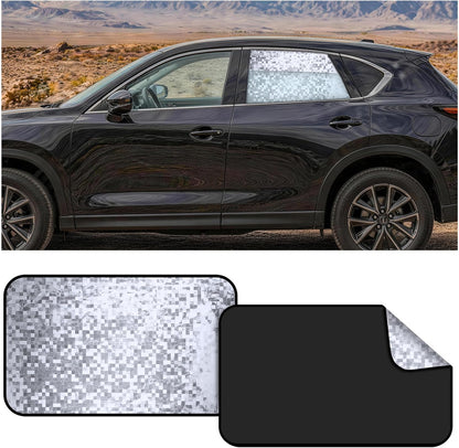 ZATOOTO Side Window Sun Shade - 4 Pack Car Window Covers 99% UV Light Block Car Curtains Magnetic Side Window Sun Shade Keeps Cooler for Breastfeeding, Taking a nap, Changing Clothes, Camping