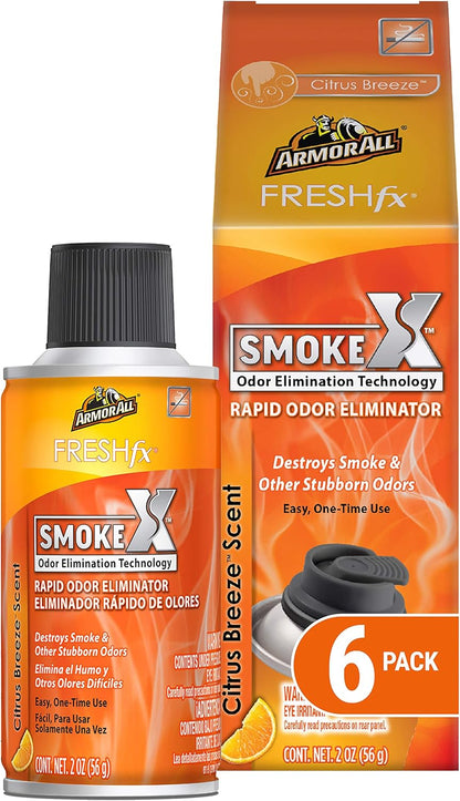 Armor All FRESHfx Smoke X Citrus Breeze Rapid Odor Eliminator - 2 OZ