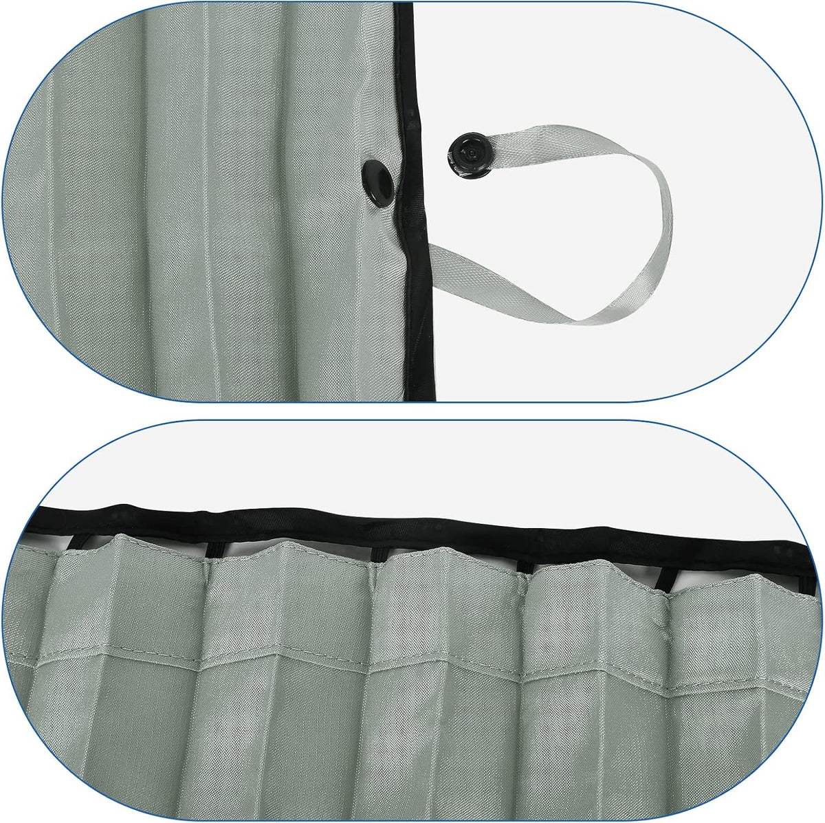 ZATOOTO Suede Car Window Shades 4PCS - Car Window Covers for Ultimate Privacy, UV Protection, and Heat Insulation, Side Window Sun Shade Perfect for Camping, Travel, Baby Safety, and Daily Use