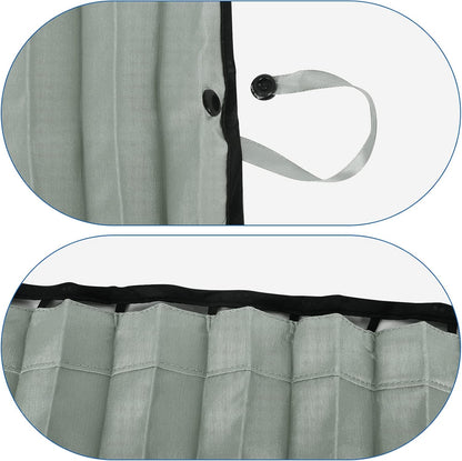 ZATOOTO Suede Car Window Shades 4PCS - Car Window Covers for Ultimate Privacy, UV Protection, and Heat Insulation, Side Window Sun Shade Perfect for Camping, Travel, Baby Safety, and Daily Use