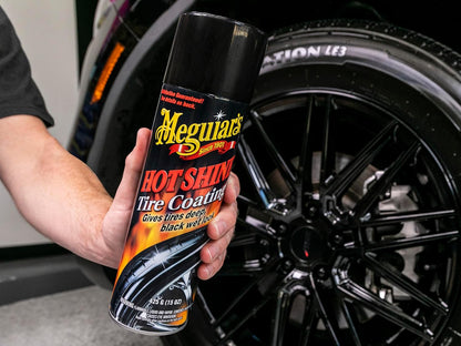 Meguiar's G13815 Hot Shine High Gloss Tire Coating - 15 Oz Spray Can (Pack of 5)