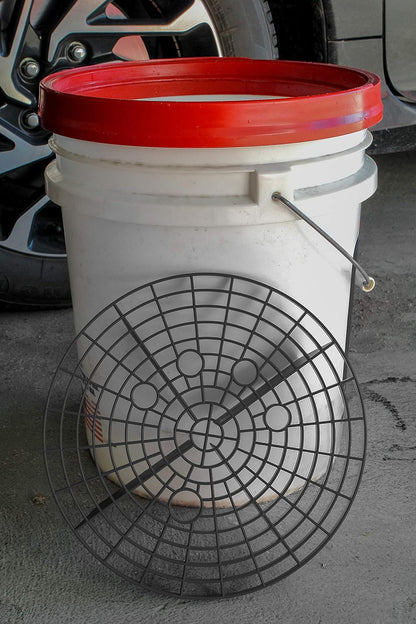 VIKING Automotive Bucket Insert Grit Trap for Car Wash and Detail Kits, Helps Remove Dirt and Debris from Microfiber, Mitts, Cloths, and Sponges, Blue