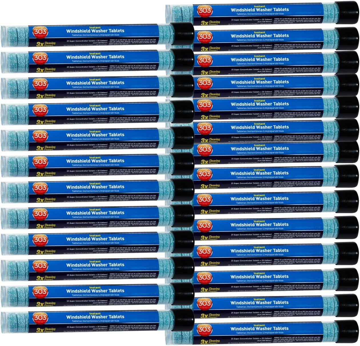 303 Products (230371-25PK) Instant Windshield Washer, 25 Tablet (Pack of 25)
