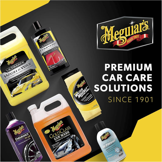 Meguiar's Deep Crystal Car Wash - Car Wash Shampoo that Cleans Paint, Enhances Gloss, and Preserves Wax Protection, pH Balanced Car Wash Soap with Excellent Foaming Action, 64 Oz