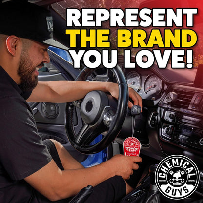 Chemical Guys New Car Scent Air Freshener and Odor Eliminator, 16 fl oz with 3 Pack of Hanging Air Fresheners (Great for Cars, Trucks, SUVs, RVs, Home, Office, Dorm Room & More) - HOL459