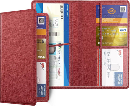 FINPAC Car Registration and Insurance Card Holder, Vehicle Glove Box Card Organizer Wallet Automobile Accessories for License