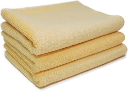 Meguiar's Supreme Shine Microfiber Towels for Cars, Ultra-Plush Car Microfiber Towel Set for Quickly Removing Product Without Leaving Swirls on Paint, Glass, Plastic, or Chrome