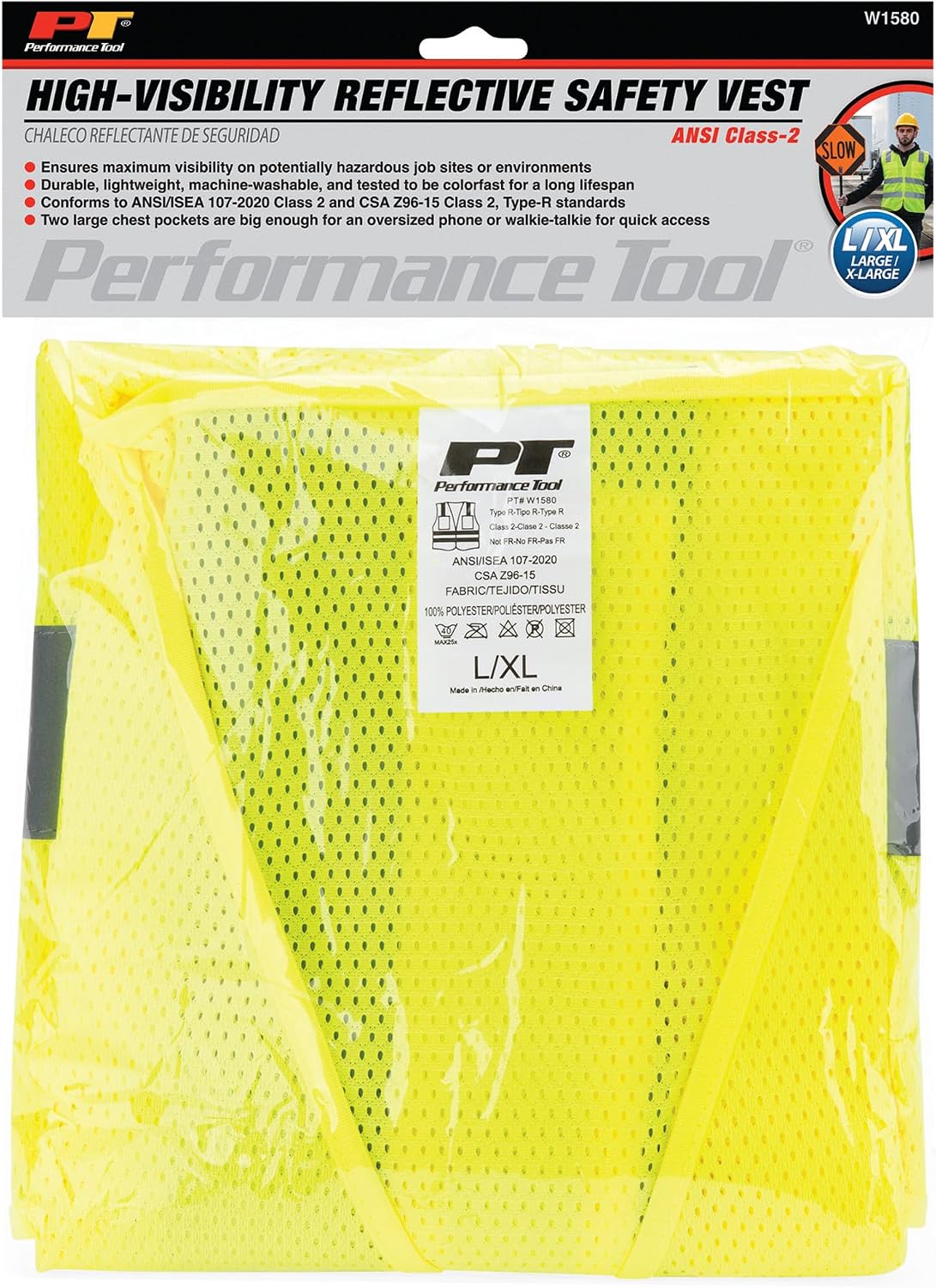 Performance Tool W1555 Deluxe Roadside Emergency Assistance Kit With Jumper Cables