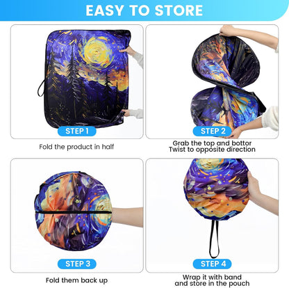 Windshield Sun Shade - Windshield Sun Shade Foldable Offers Ultimate Protection for Car Interior UV Protection Car