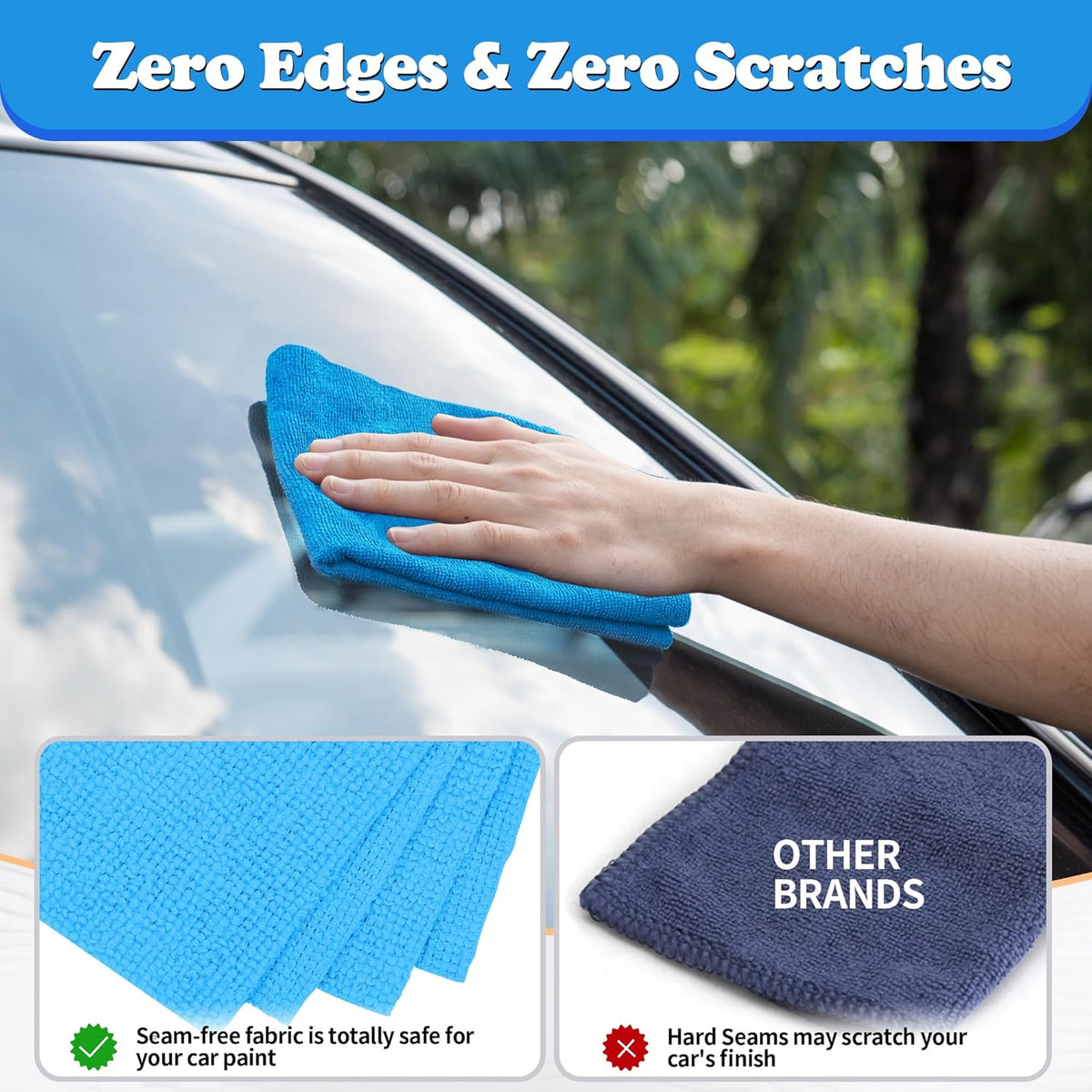 FIXSMITH Shop Towels, Pack of 200, Grey Microfiber Cleaning Cloth Bulk, Microfiber Towels for Cars, All-Purpose Absorbent Cleaning Rags, Dust Cloth for Automotive, Mechanic, Garage, 11.5 x 11.5 inch