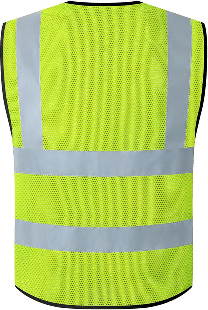 Reflective Safety Vest for Men Women Construction Vest Meet ANSI/ISEA Standard