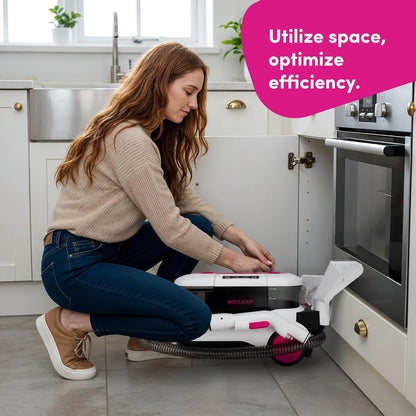 WECLEAN C1 Portable Extractor for Couch and Carpet Cleaner Upholstery Cleaner with Deep Cleaning Solution