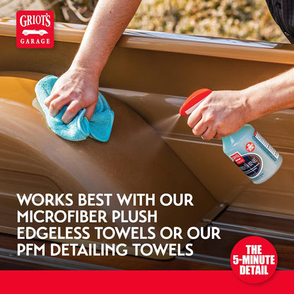 Griot's Garage Speed Shine for Car Detailing, Quick Detailer for All Exterior Surfaces, Trim and Wheels, Provides a Glossy Finish, 11146, 35 oz