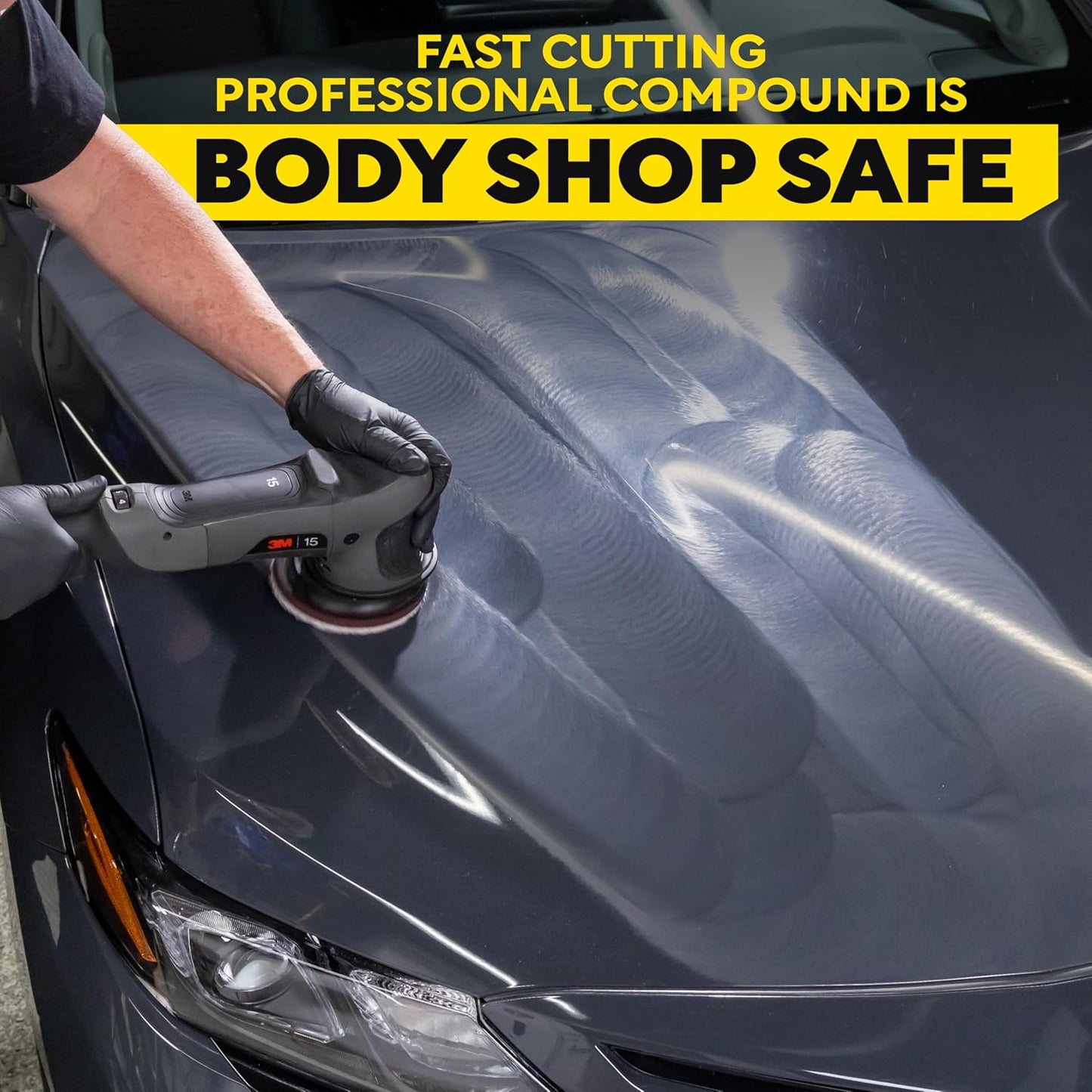 Meguiar's Pro Speed Compound M10032, Fast-Cutting Rubbing Compound for Cars, Offers Heavy Scratch and Swirl Removal, Professional Car Polish, Car Compound Removes up to 1200 Grit Sanding Marks, 32 Oz