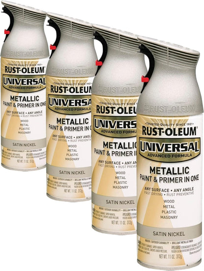 Rust-Oleum 302151 Universal All Surface Clear Topcoat Spray, 11 oz, Dead Flat Clear - Colors B