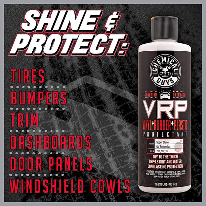 Chemical Guys Car Interior Detailing Kit - VRP Protectant, Nonsense Cleaner, Streak Free Glass Cleaner, 3 Detailing Brushes, 3 Towels, 2 Applicators, 11-Items