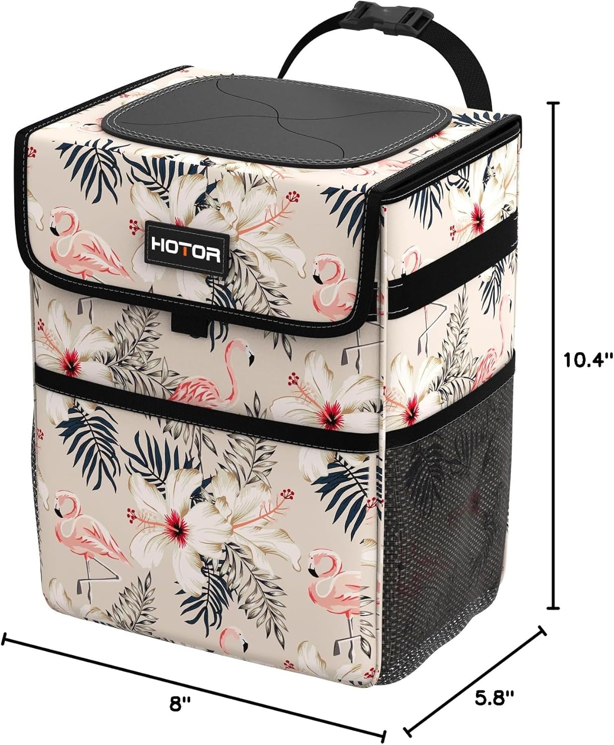 HOTOR Car Trash Can - Leak-Proof Car Organizer and Storage Bag for The Back/Front/Console of Any Cars,Sedans, SUVs & Trucks Easy-to-Install Car Accessory Interior