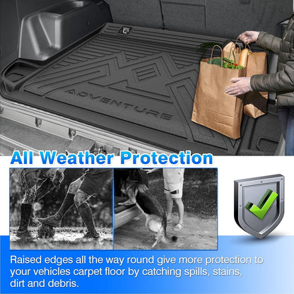 Rav4 Cargo Liner - Trunk Mat for Toyota RAV4 2019-2024 2025, All Weather Cargo Mat for rav4 Accessories, Heavy Duty (Fit for All Models)