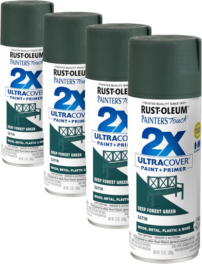 Rust-Oleum 334029 Painter's Touch 2X Ultra Cover Spray Paint, 12 oz, Gloss Clear - Colors C