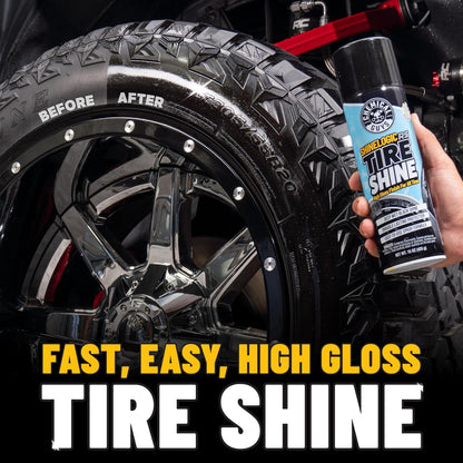 Chemical Guys ShineLogic Tire Shine 3-Pack, Deep Wet Black Shine, Safe for Cars, Trucks, Motorcycles, RVs & More, (3-20 fl oz) - TVD1202003