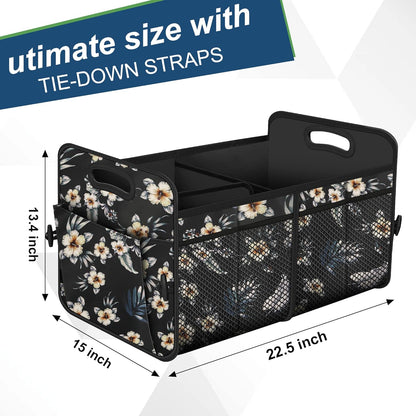 Femuar Car Trunk Organizer with Large Capacity Waterproof Car Accessories for Women & Men, Collapsible Trunk Organizer for Suv/Jeep/Sedan,Tools (Black, Standard)