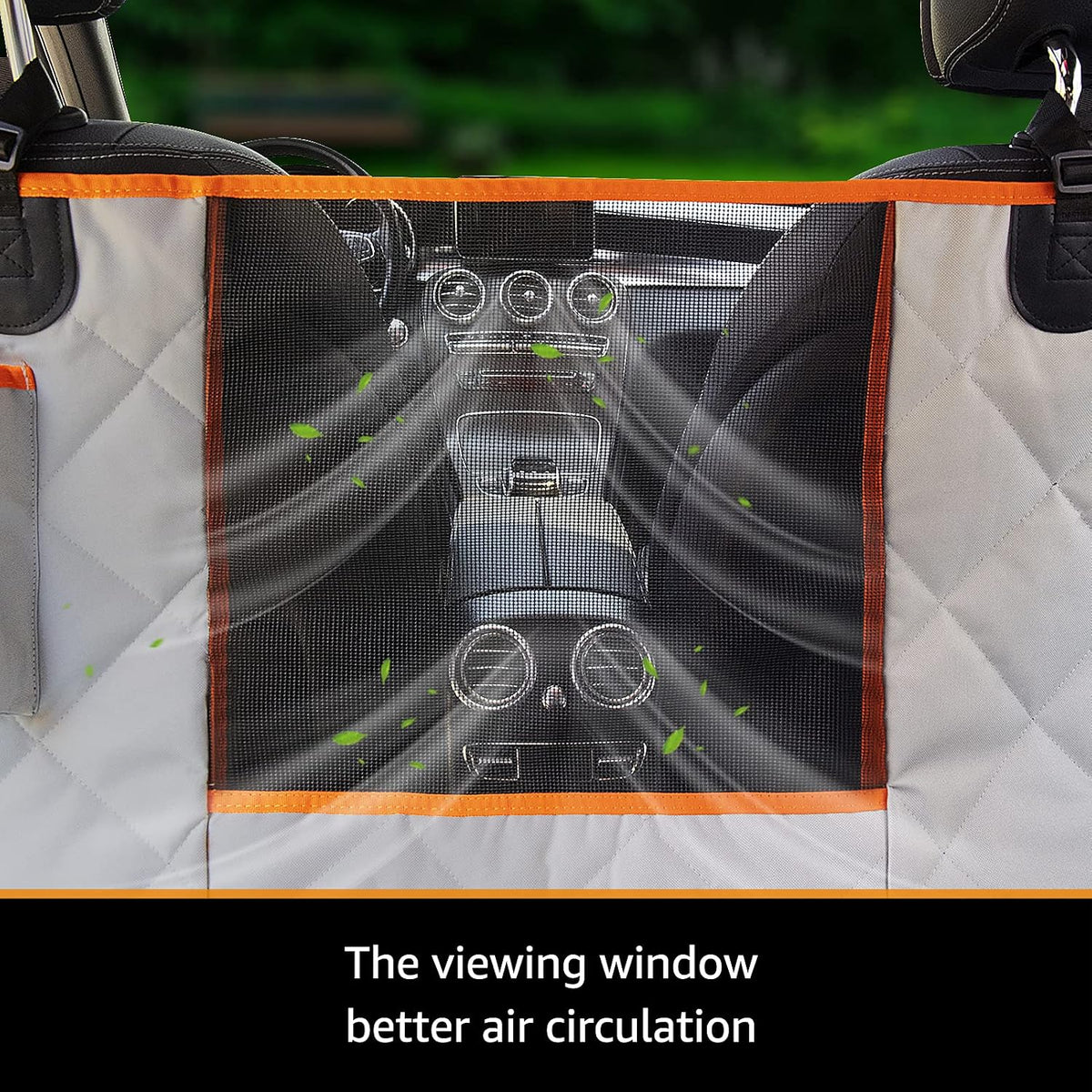 Luxury Dog Car Seat Cover for Back Seat Breathable Mesh Window Dog Hammock for Car 4-Layer Heavy Duty Waterproof Pet Seat Protector Scratch-Proof Car Seat Cover Perfect for Family Road Trips
