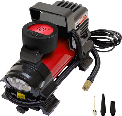 EPAuto 12V DC Portable Air Compressor Pump, Digital Tire Inflator