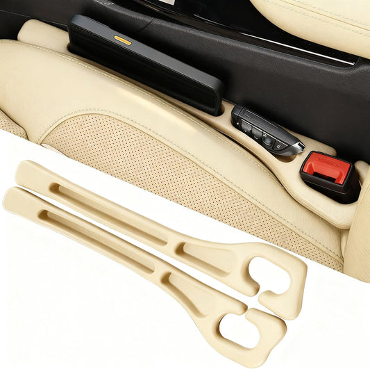 YLXGT Car Seat Gap Filler Organizer Universal for Car SUV Truck Accessories Seat Gap Plug Blocker with Storage Slot Black 2 Pack