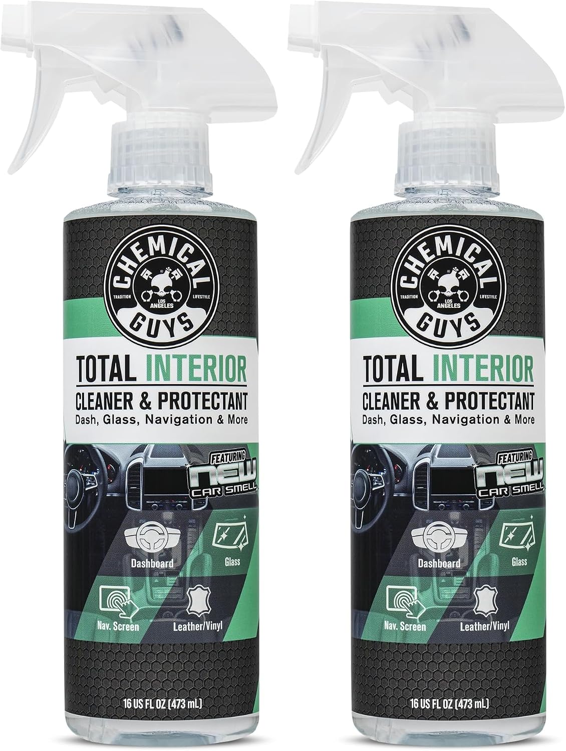 Chemical Guys Total Interior Cleaner Variety Kit With Storage Bag New Car And Black Cherry Scents Microfiber Towels Giftable Car Care Set