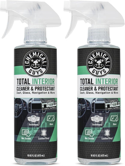 Chemical Guys Total Interior Cleaner Variety Kit With Storage Bag New Car And Black Cherry Scents Microfiber Towels Giftable Car Care Set