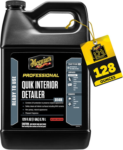 Meguiar's Shampoo Plus, Lubricating Car Wash Soap Lifts Dirt and Grime Off Car Surfaces, Cleans Paint Without Swirling or Scratching, Deepens Gloss and Boosts Shine, 1 Gal