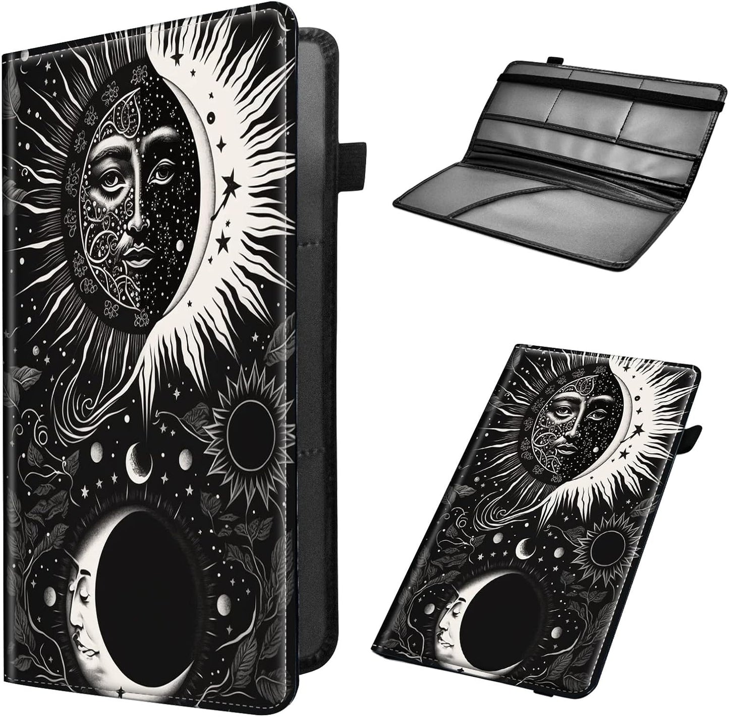 Car Registration and Insurance Holder, Leather Car Glove Box Organizer, Cool Car Accessories for ID, Driver's License Cards & Essential Document, business cards, Men&Women, Retro Audio Cassette