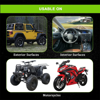 FOLLOWIN Plastic Restorer for Cars, Professional Ceramic Trim Restorer for Black Plastic Trim Restoration, Non Greasy Formula, Streak Free Finish to Plastic, Rubber & Vinyl on Truck, SUV and RV, 30ml