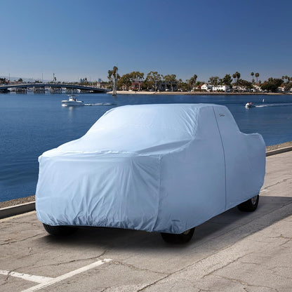 iCarCover 15-Layer Car Cover Waterproof All Weather | Premium Quality Car Covers for Automobiles, UV Protection, El Camino, Impala, Bel Air, Monte Carlo, Galaxie, Charger, Size C21 (See Size Chart) - Colors A