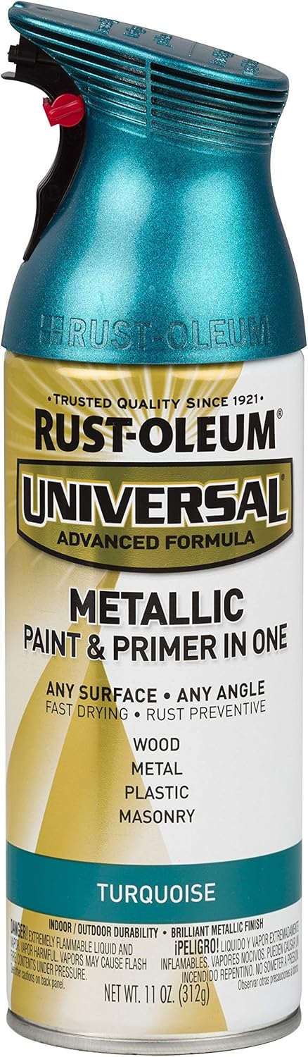 Rust-Oleum 302151 Universal All Surface Clear Topcoat Spray, 11 oz, Dead Flat Clear - Colors A