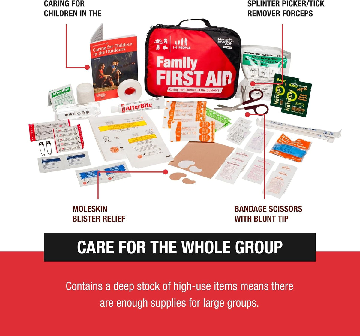 Adventure Medical Kits Family First Aid Medical Kit