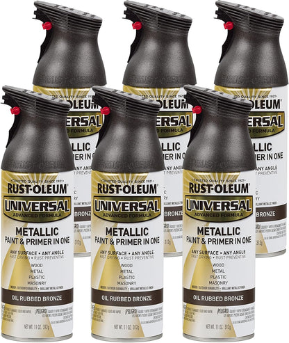 Rust-Oleum 302151 Universal All Surface Clear Topcoat Spray, 11 oz, Dead Flat Clear - Colors A