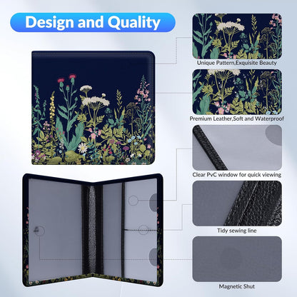 Car Registration and Insurance Card Holder，Vehicle Glove Box Car Organizer，Accessories Case for Storing Driving Licences, Cards, Documents
