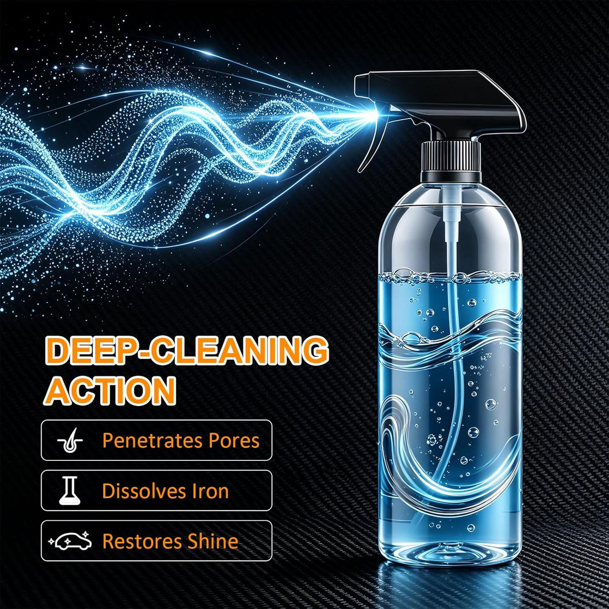 Iron Eraser Rust Remover Spray, 2026 New Professional Automotive Surface Metal Cleaner for Car Wheels and Paint, Fast Acting Rust and Brake Dust Remover (1 pcs, 4 Fl Oz)