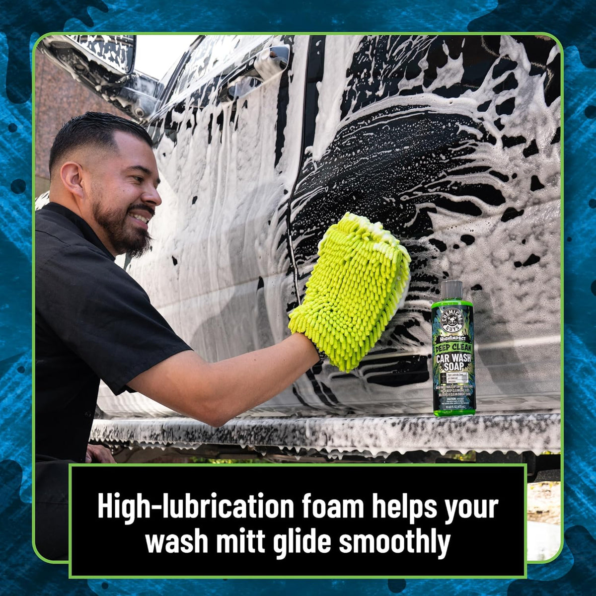 Chemical Guys High Impact Car Wash Soap, Deep Cleaning Vehicle Shampoo With Thick High Lubricity Suds, For Paint, Clear Coat, Wheels, and Exterior Surfaces - 64 Fl Oz