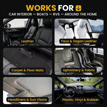 CAR Guys Super Cleaner | Interior Car Cleaner for Tough Stains | Stain Remover for Car Seats, Carpet, Upholstery, & Leather | 18 Oz Kit with Microfiber Towel