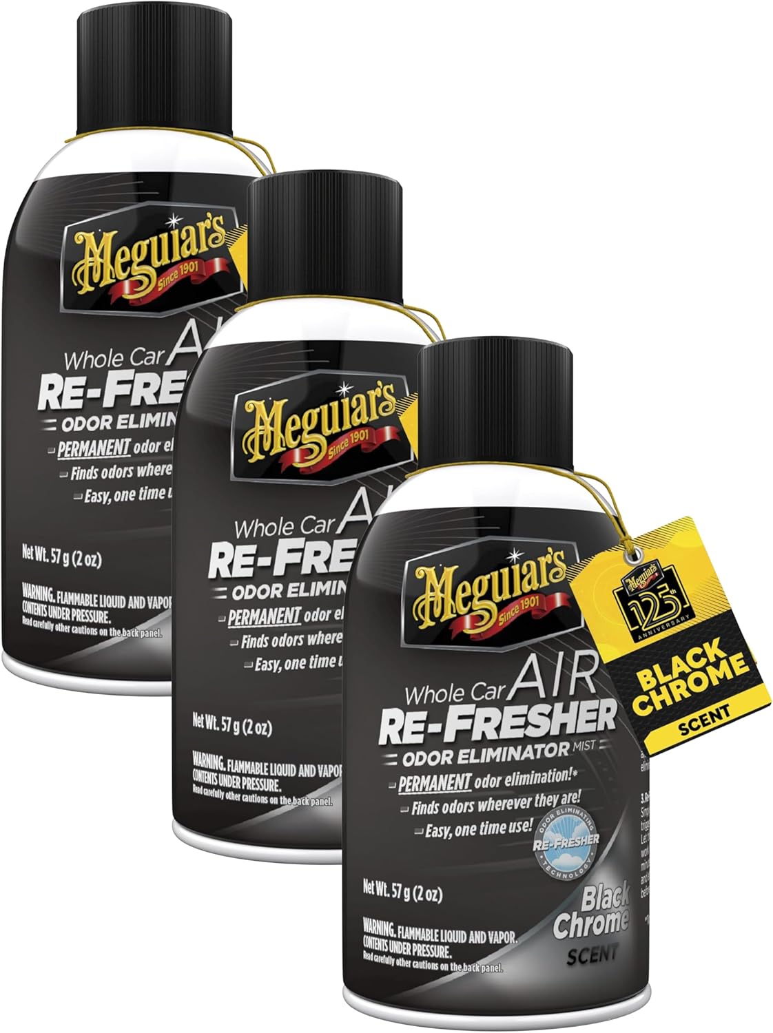 Meguiar’s Whole Car Air Refresher Odor Eliminator, Summer Breeze, 2 Oz— Car Air Freshener For Commuters, Detailers; Mist Refreshes Cabin For Sedan, Suv, Truck, Van